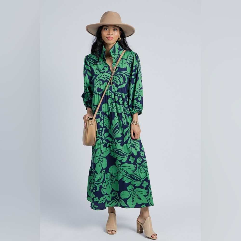 Umgee Floral Mix Dress